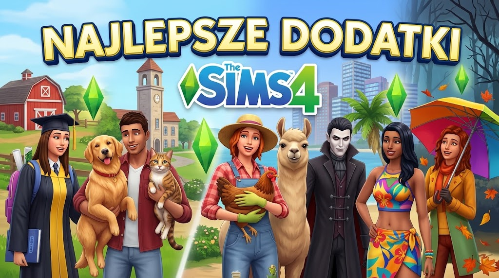 Najlepsze dodatki do The Sims 4